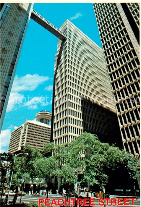 Atlanta Georgia Peachtree Street Mammoth Office Towers Hyatt Regency Hotel
