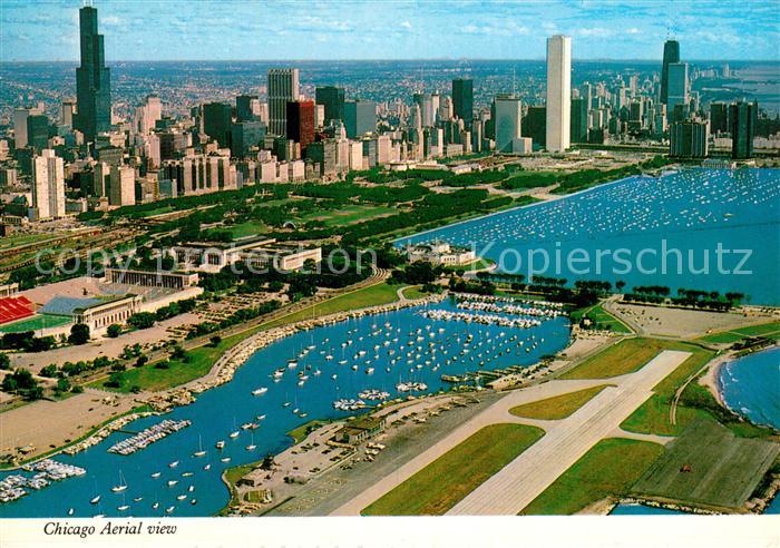 Chicago Illinois Aerial view