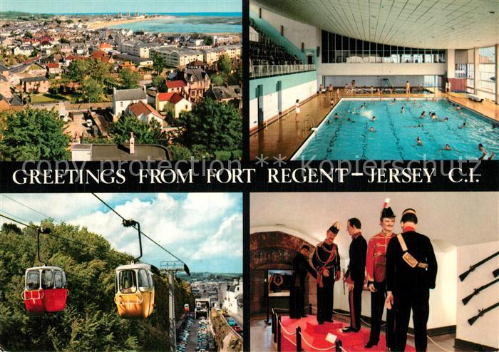 Jersey Kanalinsel Fort Regent Museum Indoor Swimming Pool Panorama