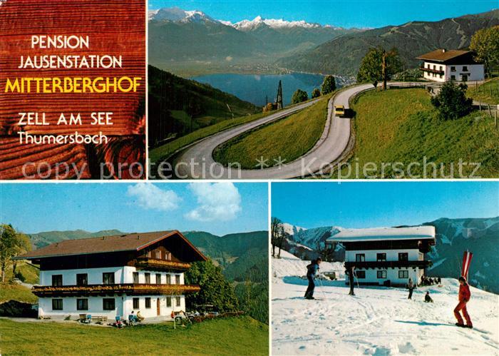 Thumersbach  Pension Jausenstation Mitterberghof Panorama Zeller See Hohe Tauern