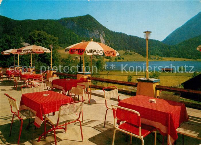 Thiersee Cafe Restaurant Pension Seerose Terrasse