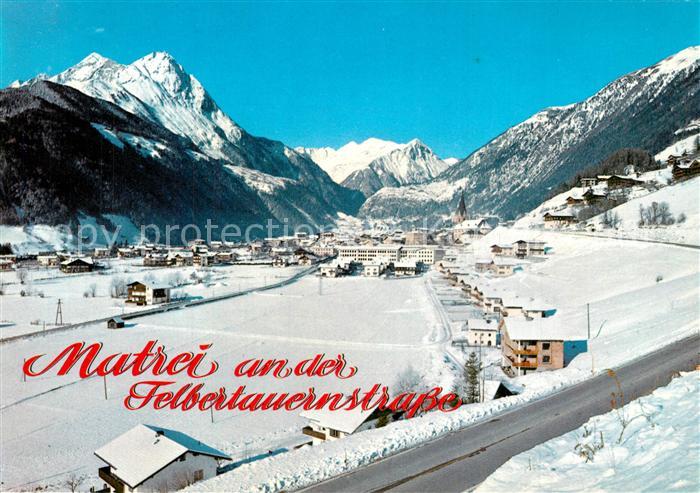 Matrei Osttirol an der Felbertauernstrasse Winterpanorama Tauerntal Alpen