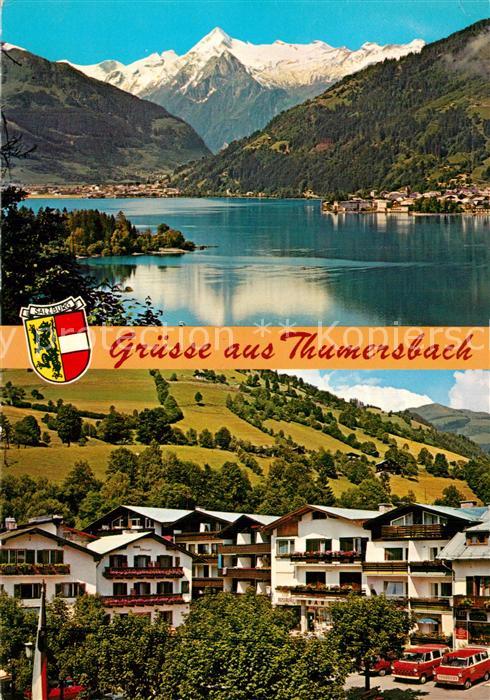 Thumersbach Panorama Blick zum Kitzsteinhorn Hohe Tauern Sommerfrische Strandba