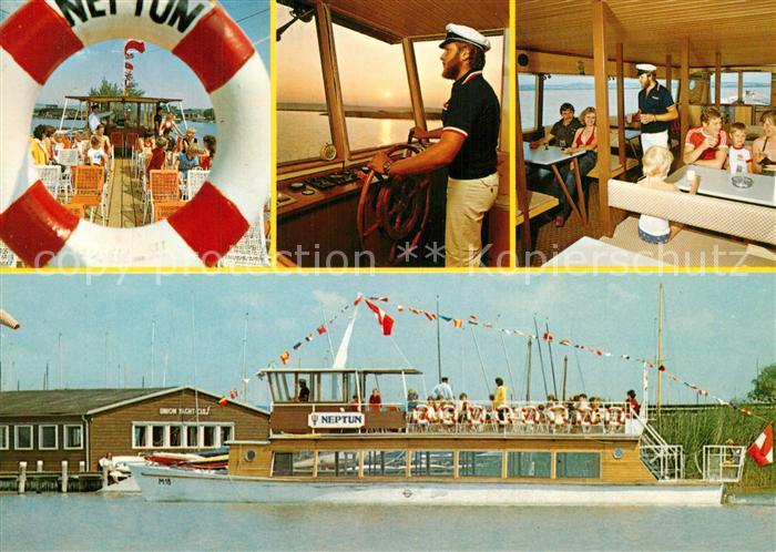 Neusiedl See Ausflugsboot Motorboot Neptun Rettungsring