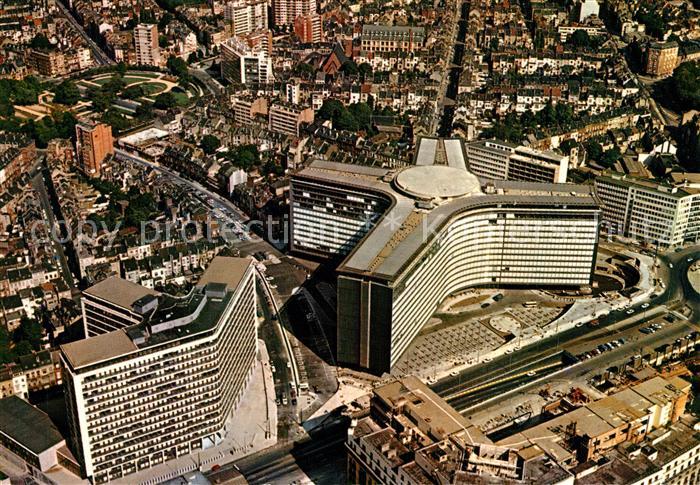 Bruxelles Bruessel Batiments de la Communauté Européenne vue aérienne Europaeisc