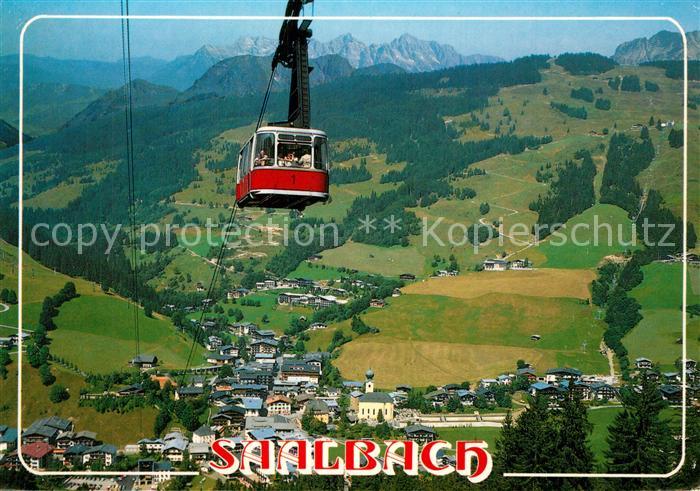 Saalbach-Hinterglemm Hoehenluftkurort Seilbahn zum Schattberg