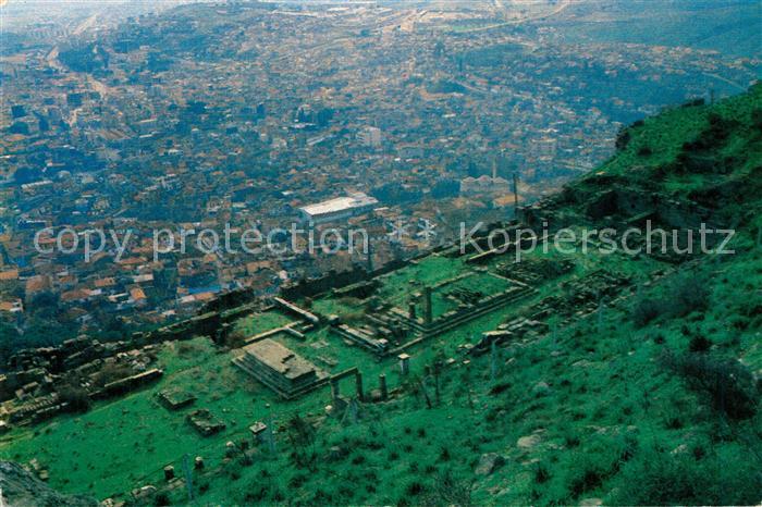 Bergama Izmir Blick ins Tal Ruinen Antike Staette