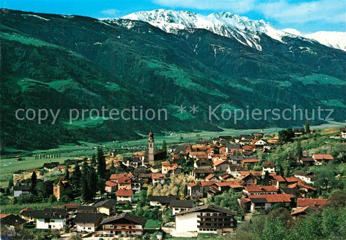 Partschins Parcines Panorama Alpen