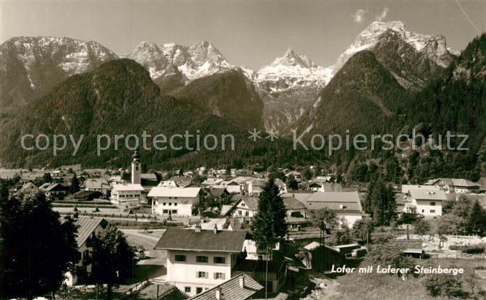 Lofer mit Loferer Steinberge