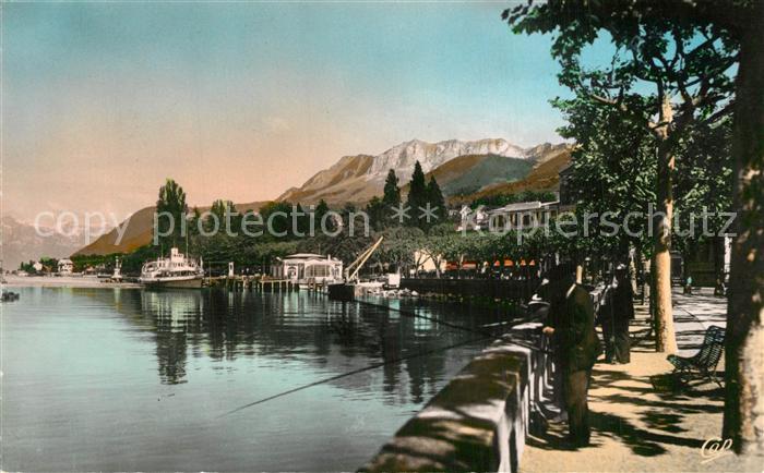 Evian-les-Bains Haute Savoie Bords du lac et Quai Baron de Blonay