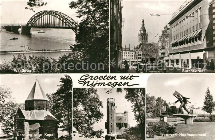 Nijmegen Waalbrug Burchtstraat Karolingische Kapel Belvedere Jan van Hopf Monume