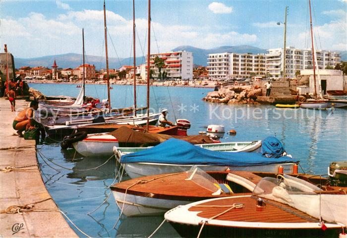 Cros-de-Cagnes La Plage vue du Port