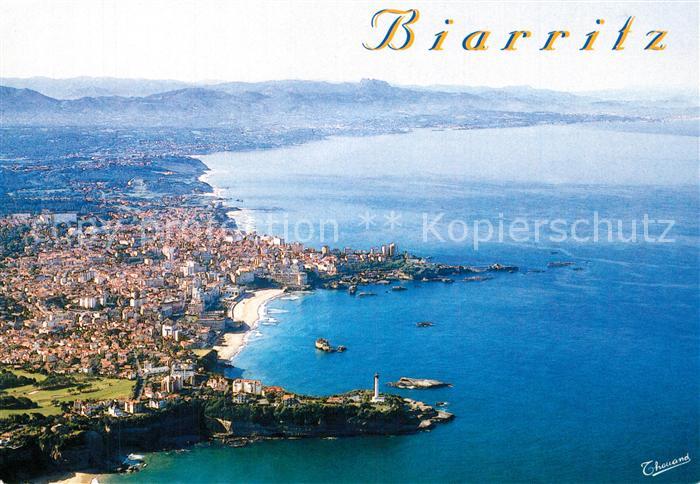 Biarritz Pyrenees Atlantiques La pointe St Martin Vue aerienne