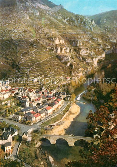 Lozere Region Vue generale aerienne Gorges du Tarn
