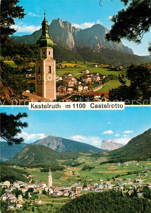 Kastelruth Suedtirol Kirche Panorama