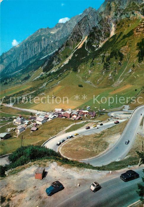 Stuben Vorarlberg an der Arlbergstrasse Fliegeraufnahme