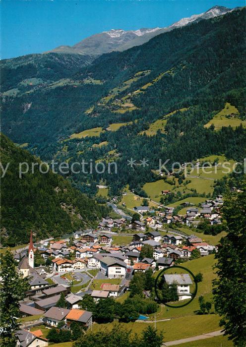 St Leonhard Pitztal Panorama Lageplan Pension Sonnenhof Hotel Theresia Hotel Chr