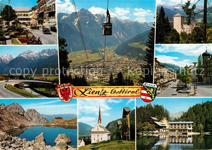 Lienz Tirol Stadtplatz Iselsberg laserzsee mit Karlsbader Huette Zettersfeldbahn