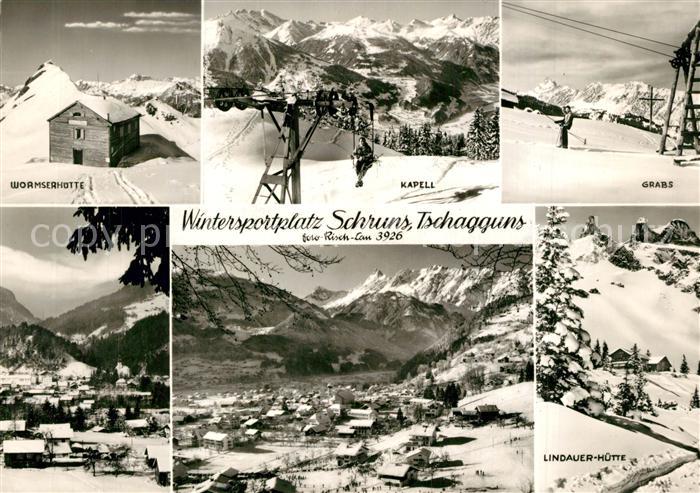 Schruns Tschagguns Wormserhuette Kapell Grabs Panorama Lindauer Huette