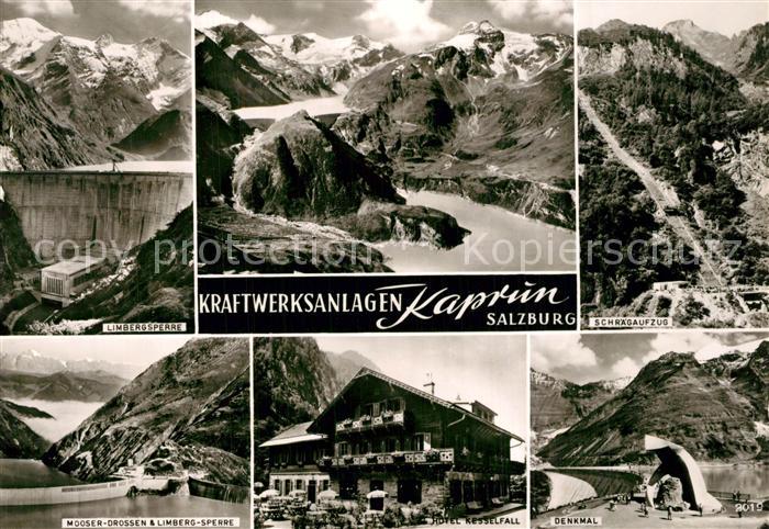 Kaprun Kraftwerksanlagen Limbergsperre Schraegaufzug Mooser und Limbergsperre Ho