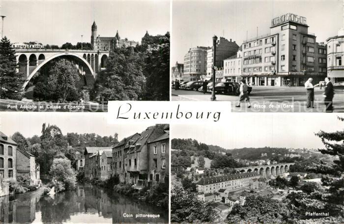 LUXEMBOURG  Luxemburg Pont A'Epargne Place de la Gare Pfaffenthal