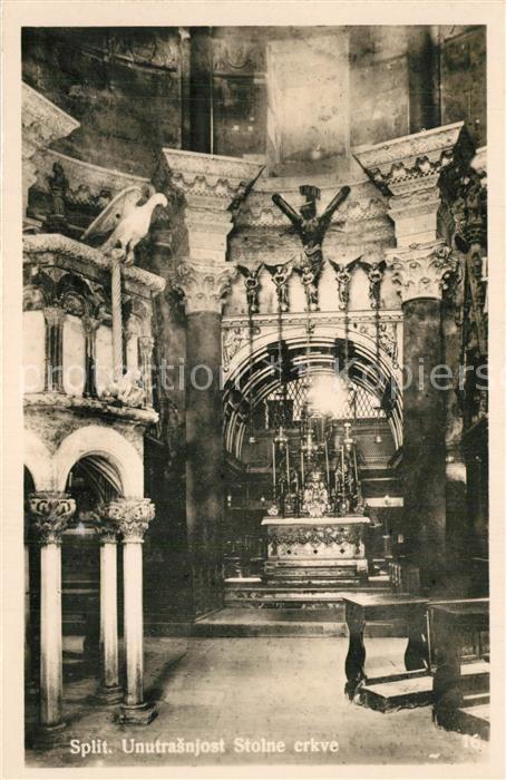 Split Spalato Altar raum Kirche