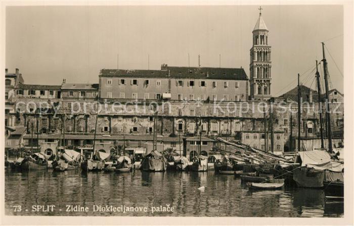 Split Spalato Hafen Zidine