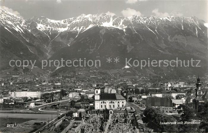 Innsbruck Kirche Panorama Nordkette