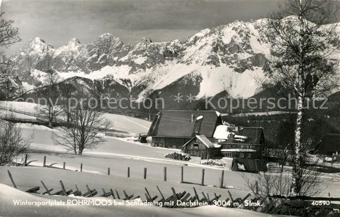 Rohrmoos Schladming Winterlandschaft Dachstein