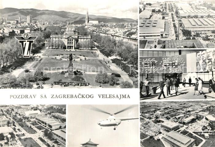 Zagreb Velesajma Panorama Fliegeraufnahme