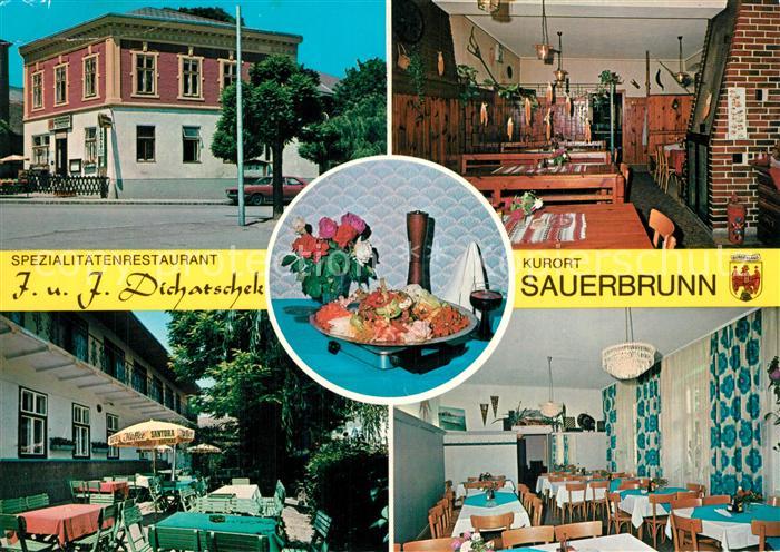 Sauerbrunn Bad Spezialitaetenrestaurant Dichatschek