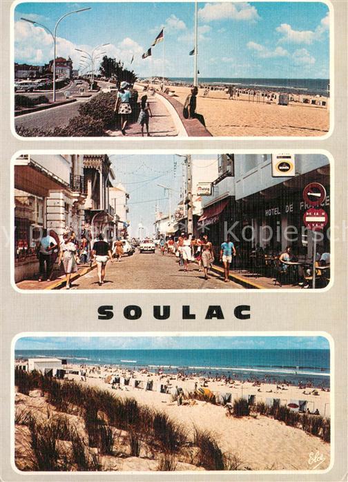 Soulac-sur-Mer Grande Plage Rue Principale Plage a l'Ocean