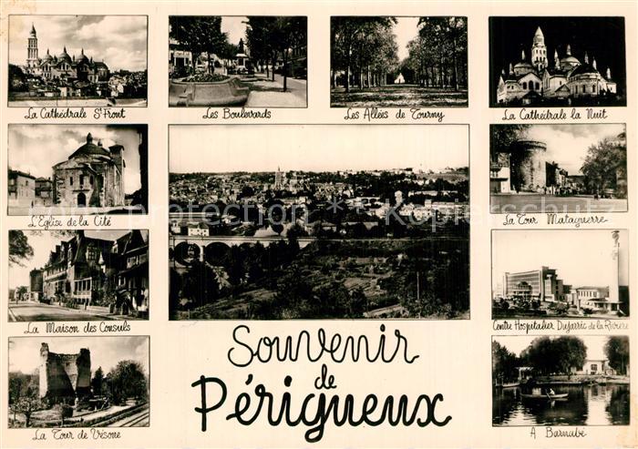 Perigueux Cathedrale Saint Front Boulevards Cathedrale la Nuit