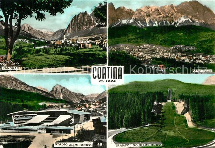 Cortina d Ampezzo Panorama Stadio Olimpionico Trampolino Olimpionico