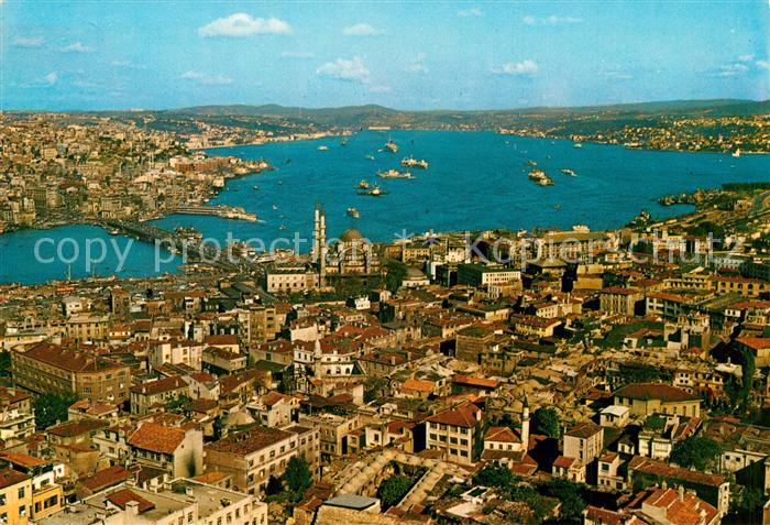 Istanbul Constantinopel Galata Bruecke Bosporus Panorama