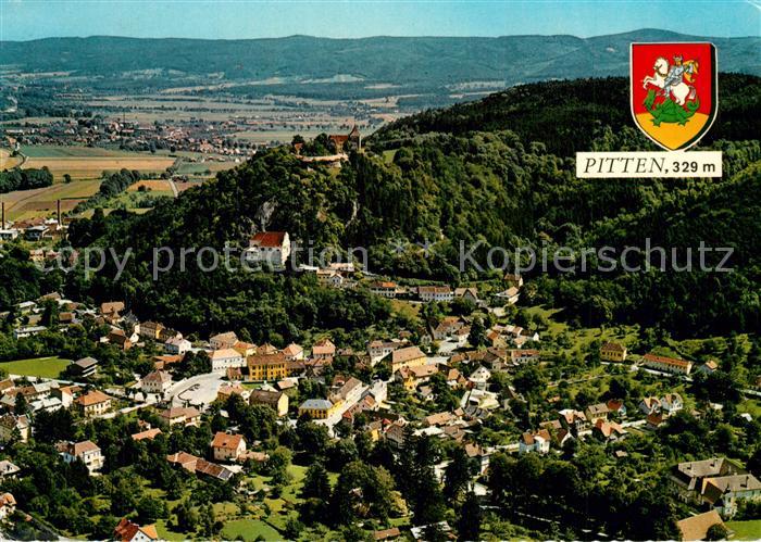 Pitten Fliegeraufnahme Schlossberg Burg Berkirche