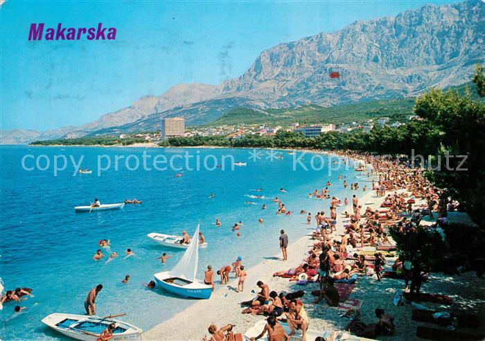 Makarska Dalmatien Strand