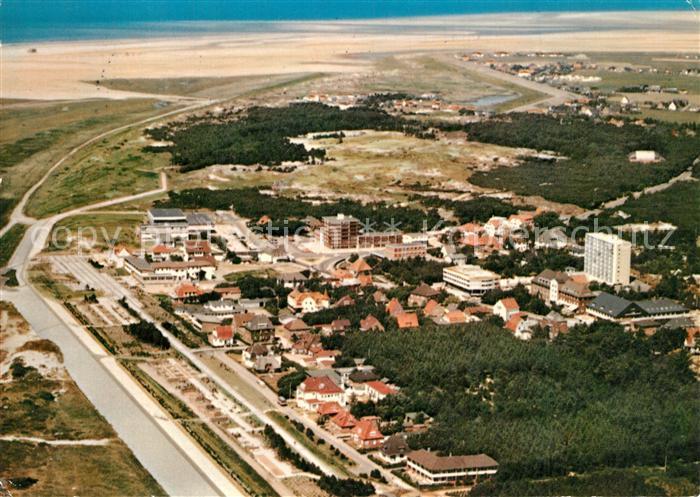 St Peter-Ording Fliegeraufnahme mit Strand Schwefelbad
