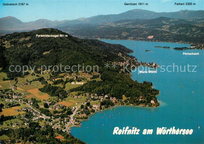 Reifnitz W?rthersee Fliegeraufnahme S?dufer