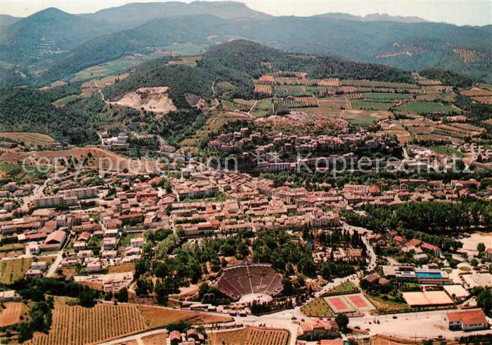 Vaison-la-Romaine Vaucluse Fliegeraufnahme Theatre Antique