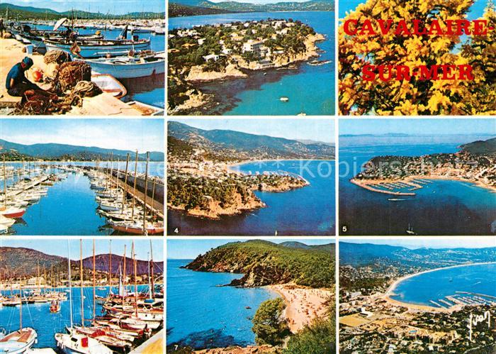 Cavalaire-sur-Mer Fliegeraufnahme Hafen Strand