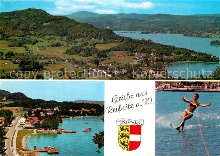 Reifnitz W?rthersee Wasserski Fliegeraufnahme