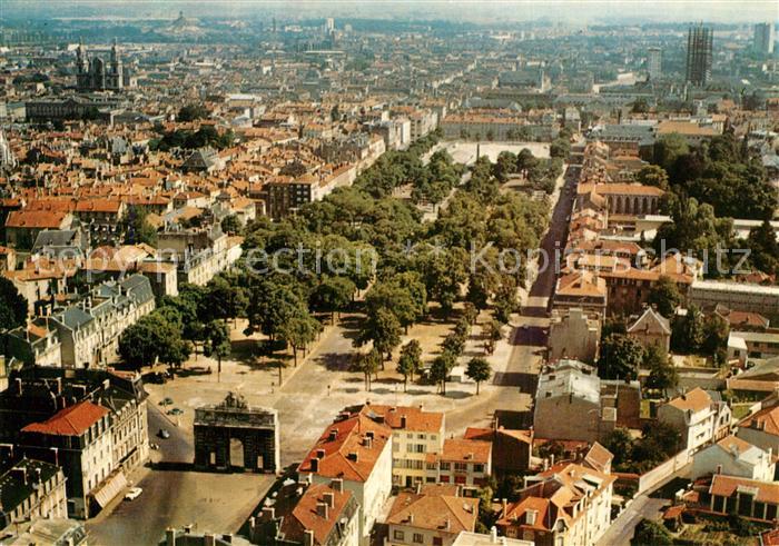 Nancy Lothringen Fliegeraufnahme Cours-Leopold Porte-Desilles