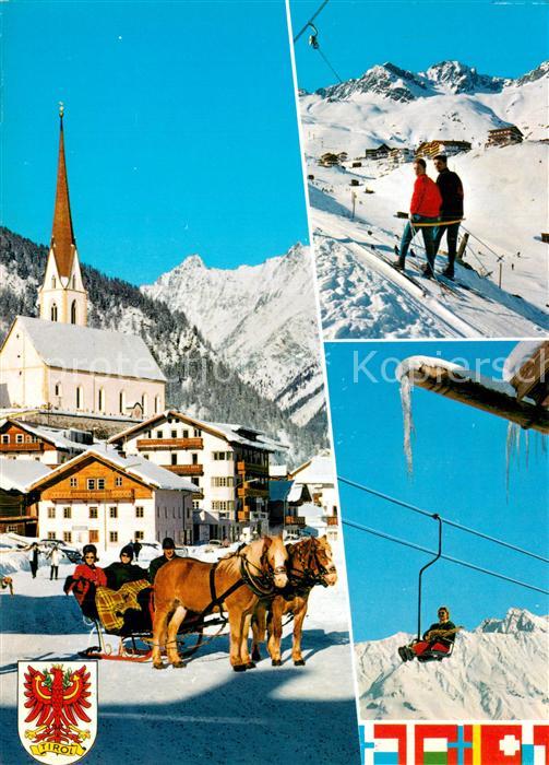 S?lden ?tztal Skigebiet Pferdeschlitten