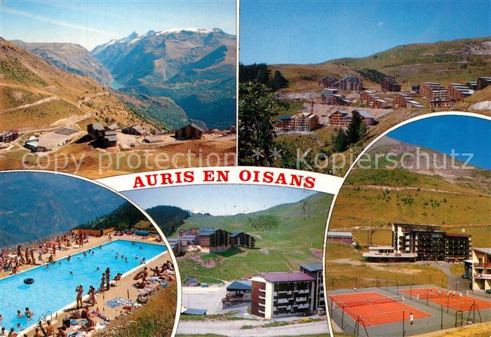 Auris en Oisans Panorama Village des Sports d hiver Tennis Piscine Alpes Francai