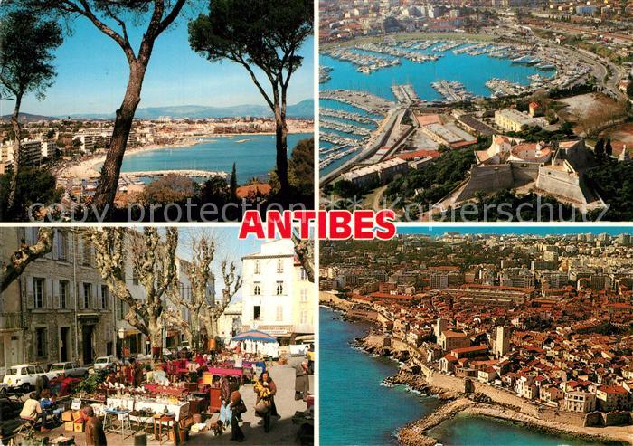 Antibes Alpes Maritimes Vues panoramiques Port Centre Marché