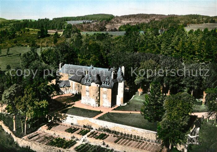 Fournels Chateau de Brion vue aérienne