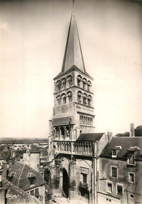 La Charite-sur-Loire Eglise Bénédictine Tour Septentrionale et du faux triforium