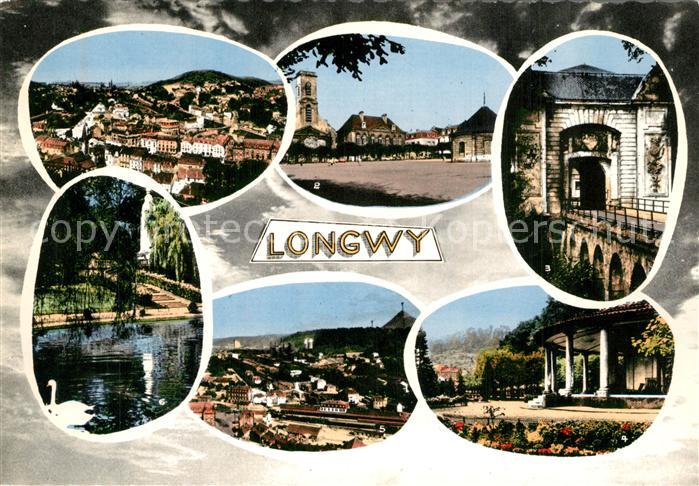 Longwy Lothringen Vue Generale Longwy Haut Parc des Récollets