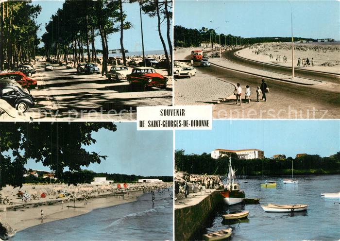 Saint-Georges-de-Didonne Pointe de Suzac Boulevard Promenade Plage Bateaux